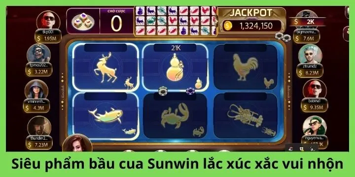 Cơ hội trải nghiệm bầu cua Sunwin hay nhất