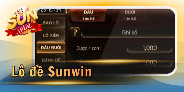 Lô đề Sunwin - Khám phá cơ hội trúng thưởng đầy hấp dẫn
