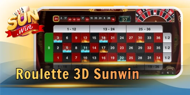 Roulette 3D Sunwin - Top đầu game casino đáng thử nhất 2026