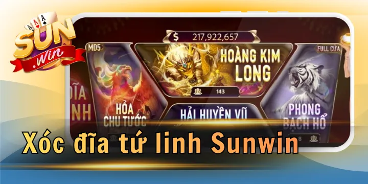 Xóc đĩa tứ linh Sunwin - Tựa game giao thoa giữa truyền thống & hiện đại