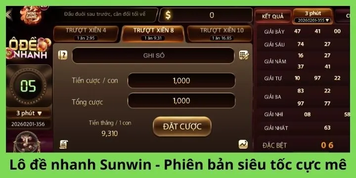 Lô đề nhanh Sunwin thu hút hàng nghìn lượt truy cập mỗi ngày 