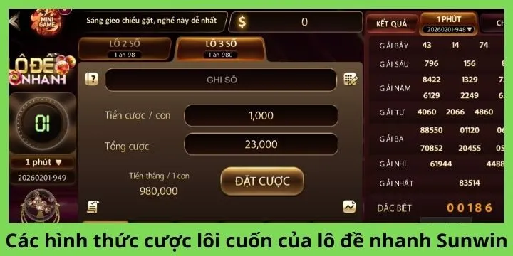 Hướng dẫn cách chơi lô đề nhanh Sunwin cực chuẩn 