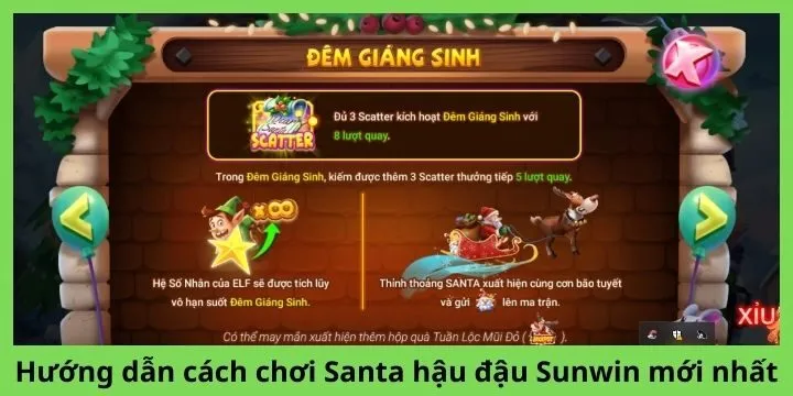 Hướng dẫn cách chơi Santa hậu đậu Sunwin mới nhất