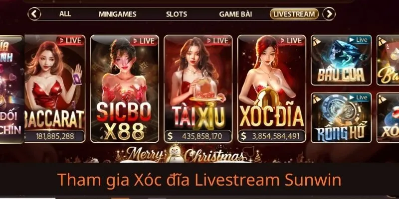 Hướng dẫn tham gia Xóc đĩa livestream Sunwin cho người mới