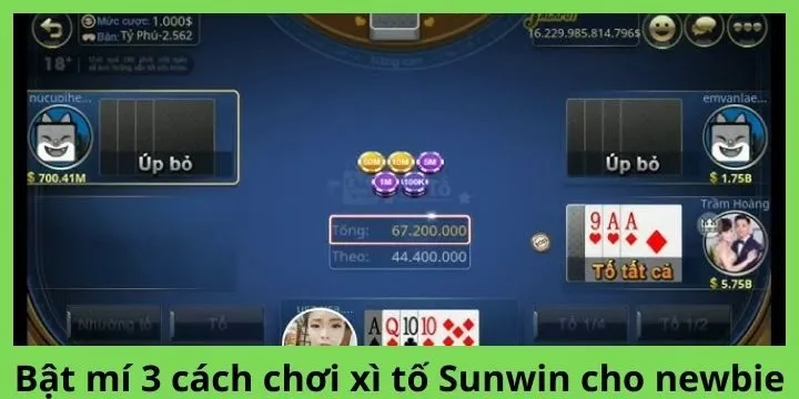 Bật mí 3 cách chơi xì tố Sunwin cho newbie